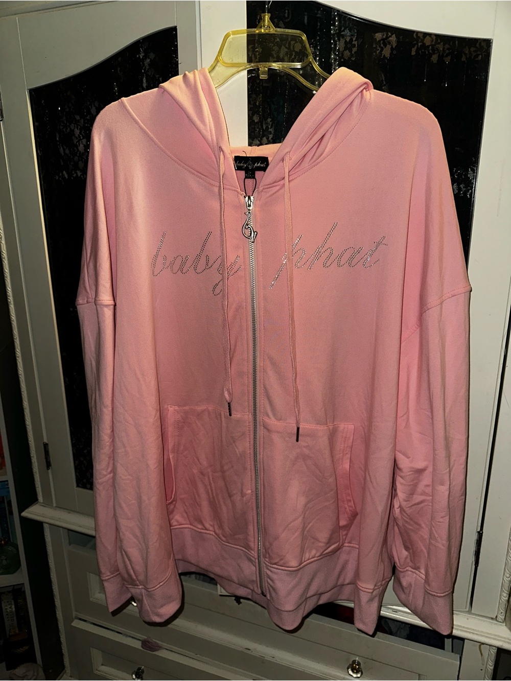 Baby phat pink full zip up jacket plus size 2X